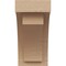 Ekena Millwork 5"W x 5"D x 10"H Wide Rivera Rough Cedar Woodgrain TimberThane Corbel, Primed Tan CORUR05X05X10RIVRCPR - alternate 5